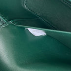 BANG BANG 22 ダークグリーンカーフスキン製バニティケース