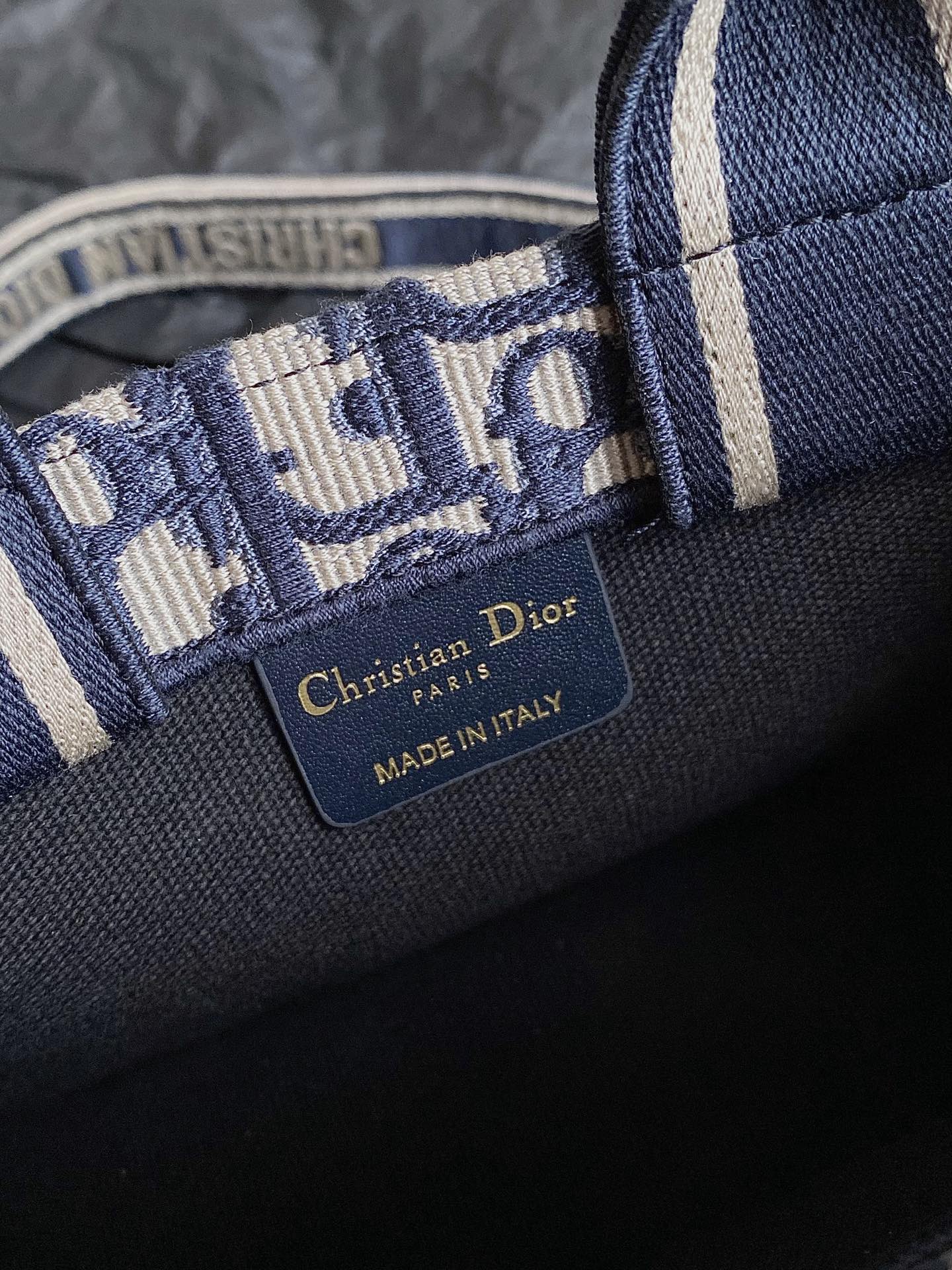 ミニブックトート 21 ブルー 斜め刺繍