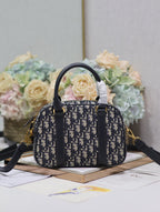 スモール 25 D-VIBE ボウリングバッグ（ブルーモノグラム オブリーク ジャカード）