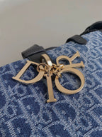 ミディアムトゥージュール 28 ブルーデニム オブリークジャカード