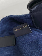 ミディアムトゥージュール 28 ブルーデニム オブリークジャカード