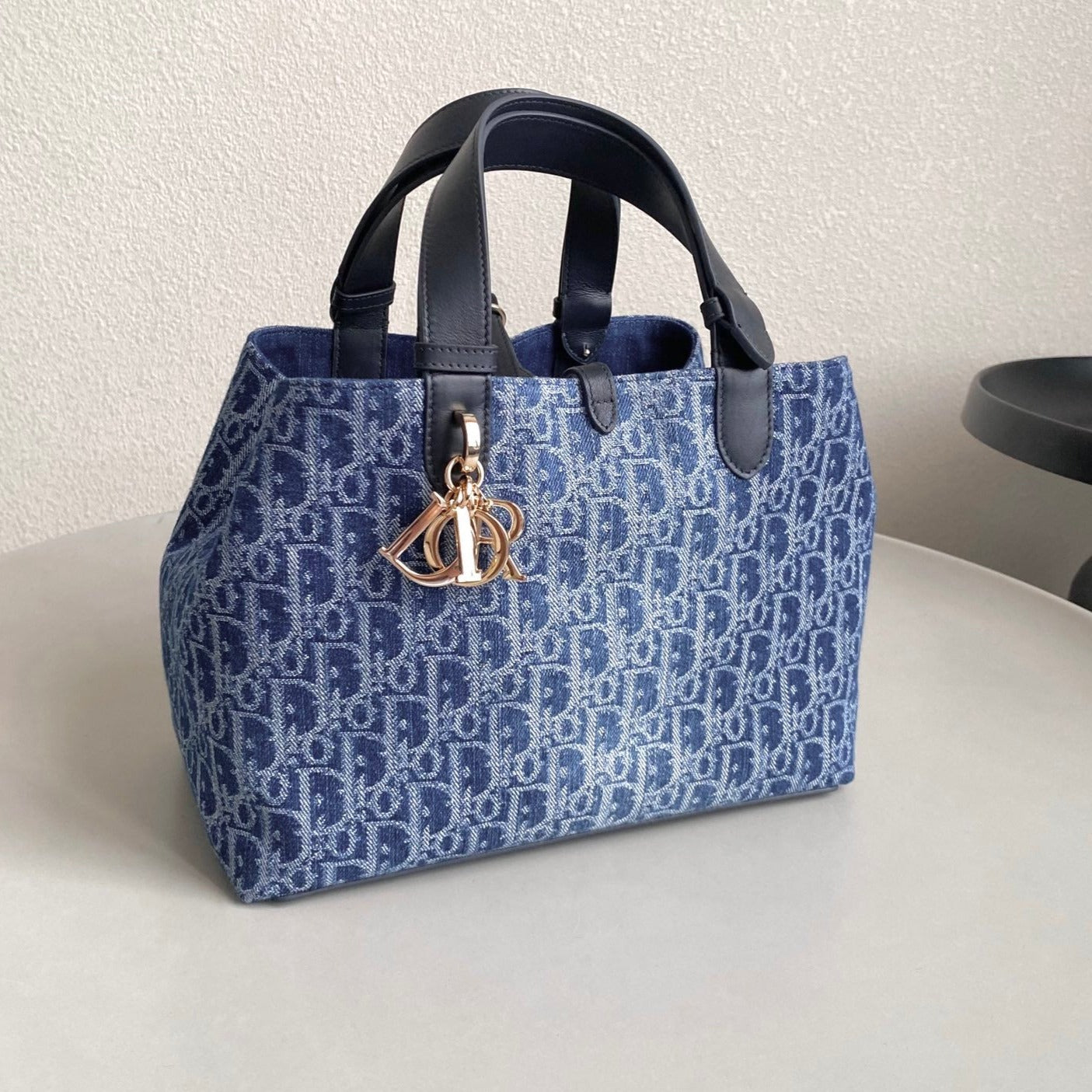 ミディアムトゥージュール 28 ブルーデニム オブリークジャカード