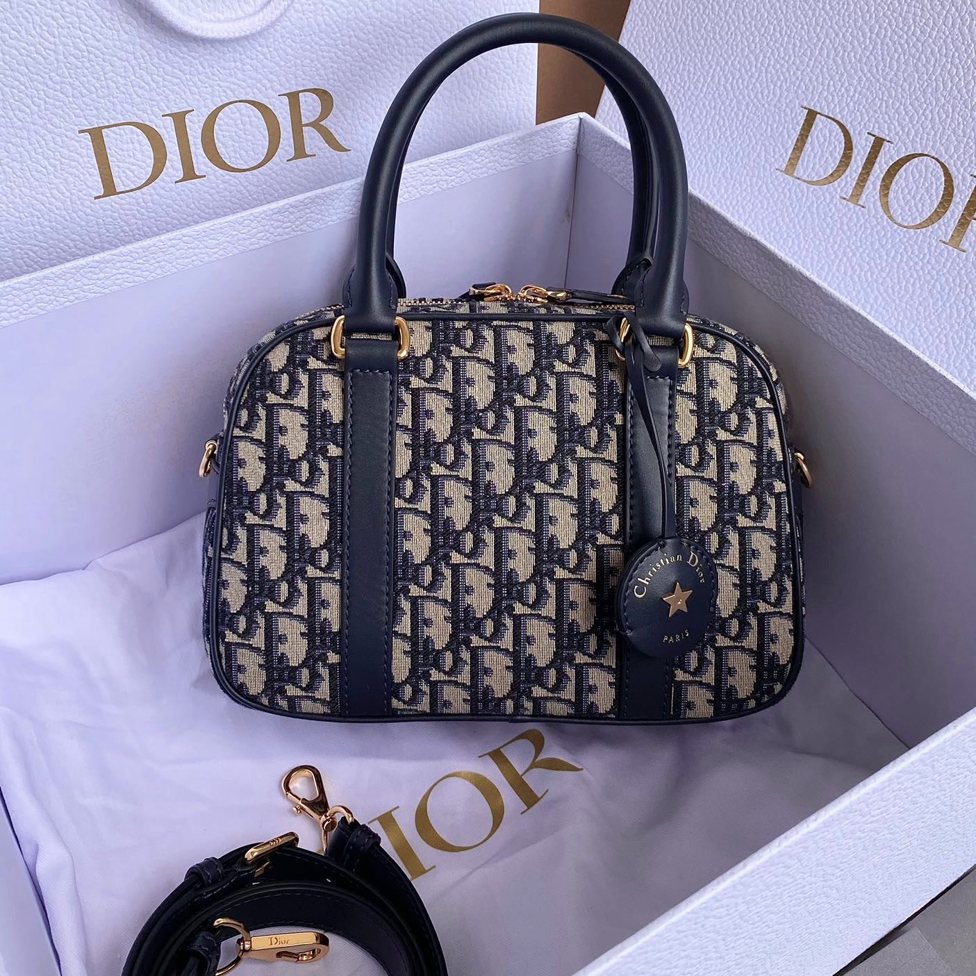 ミディアム D-VIBE ボウリングバッグ 25 ブルー ジャカード