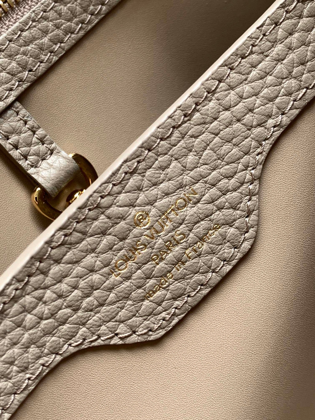 カプシーヌ BB 27 カーキブラウン トリヨンゴールドハードウェア