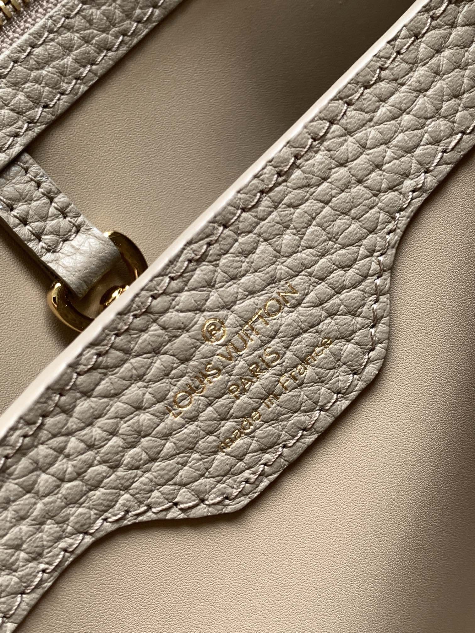 カプシーヌ BB 27 カーキブラウン トリヨンゴールドハードウェア