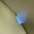 LARGE CASSETTE POUCH 35 IN TROUT GRAY CALFSKIN