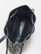 ミニ 27 ノリータ バッグ（ブルー モノグラム オブリーク ジャカード）