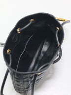 ミニ 27 ノリータ バッグ（ブラック マクロカナージュ カーフスキン）