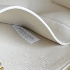 CONCERT POUCH 18 IN WHITE LAMBSKIN