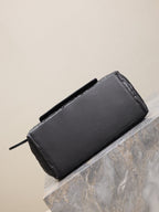 ブラック カナージュ グラフィック ラムスキン製ミディアム 37 トゥジュール バッグ