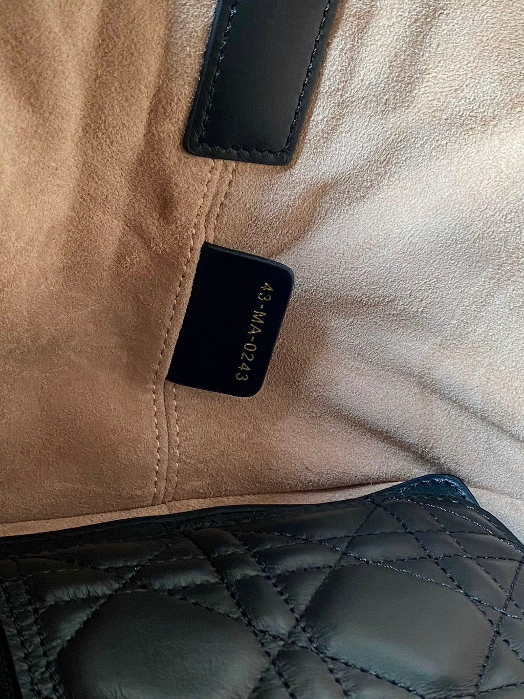 ミニ トゥジュール バッグ 23 ベージュ カナージ カーフスキン ブラック ストラップ