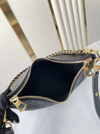 BOULOGNE 29 IN BLACK MONOGRAM EMPREINTE LEATHER GOLD HARDWARE