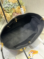 ラージ 41 トゥージュール バッグ ブラック マクロカナッジ ラムスキン