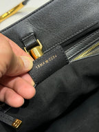 ラージ 41 トゥージュール バッグ ブラック マクロカナッジ ラムスキン