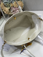 ラージ 41 トゥジュール バッグ ホワイト マクロカナッジ ラムスキン