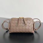 CONCERT POUCH 18 IN MEDIUM BROWN LAMBSKIN