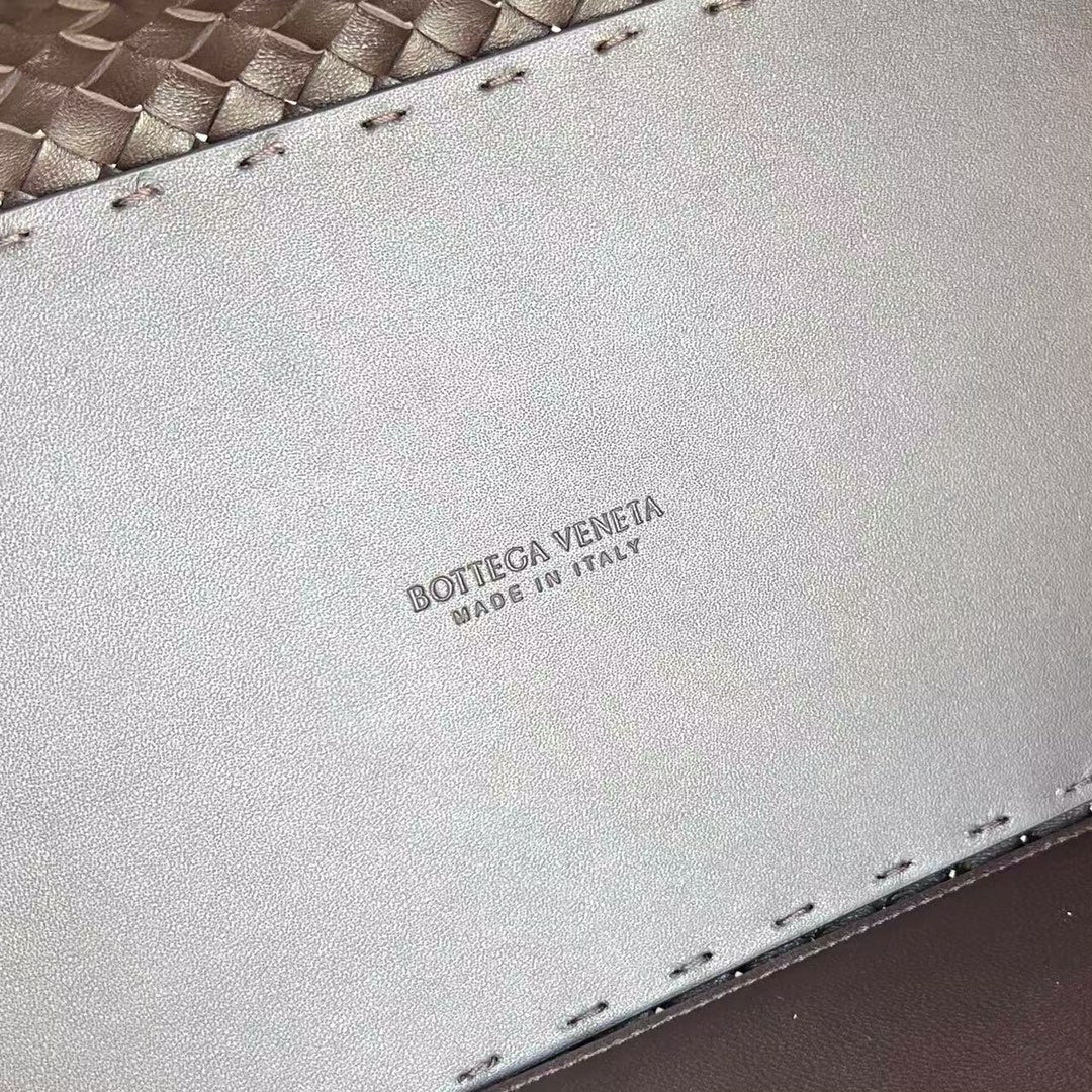 ヒッコリーブラウンラムスキン製ラージキャバット51