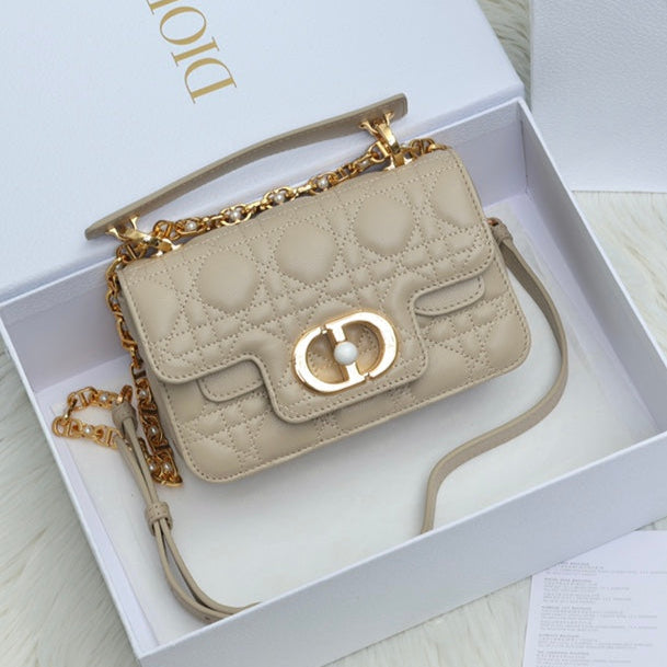 ジョリー トップハンドルバッグ 19インチ ベージュ カナージュ カーフスキン