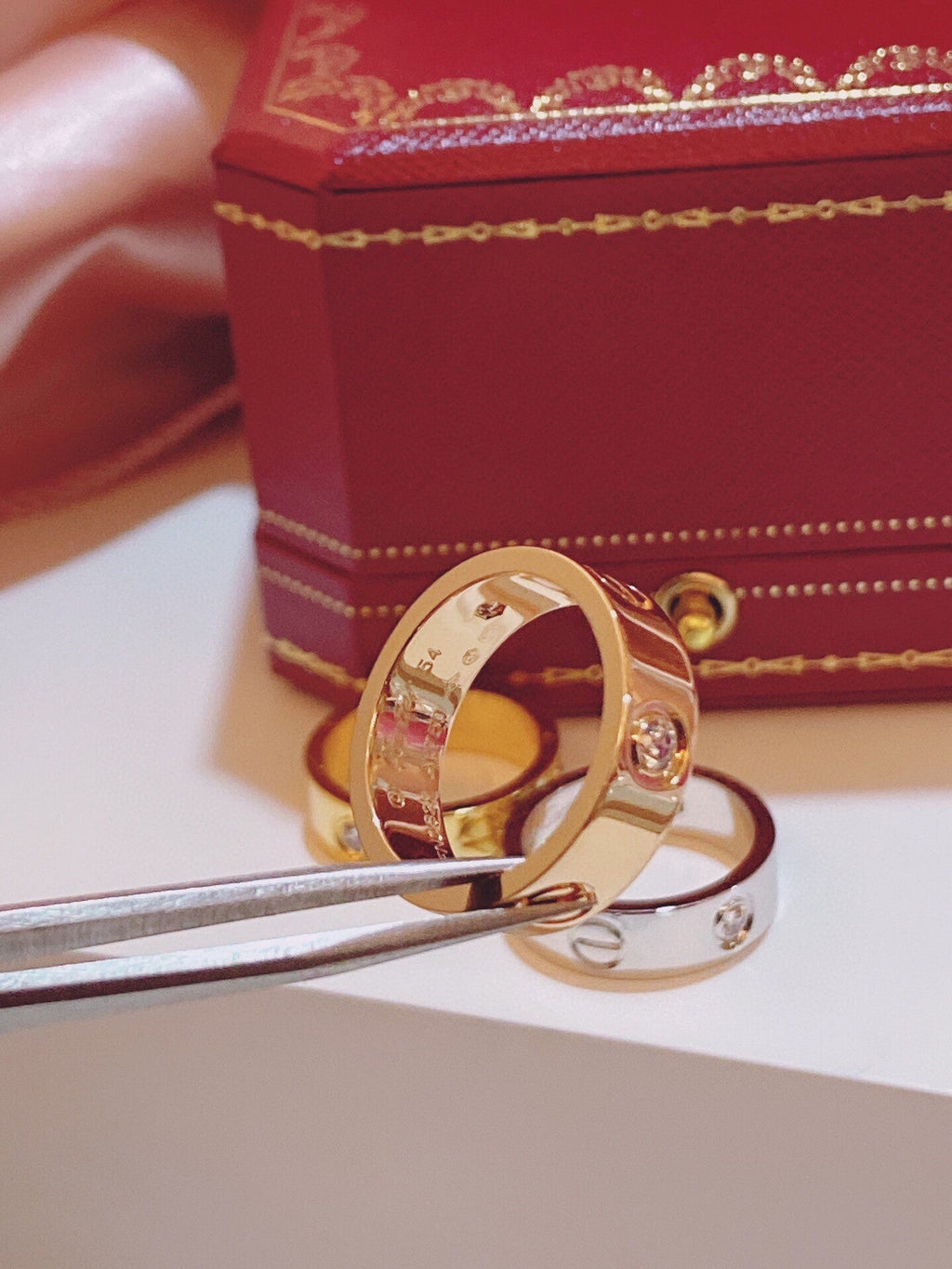 [⭐JeweliWhal]Three-Diamond Ring