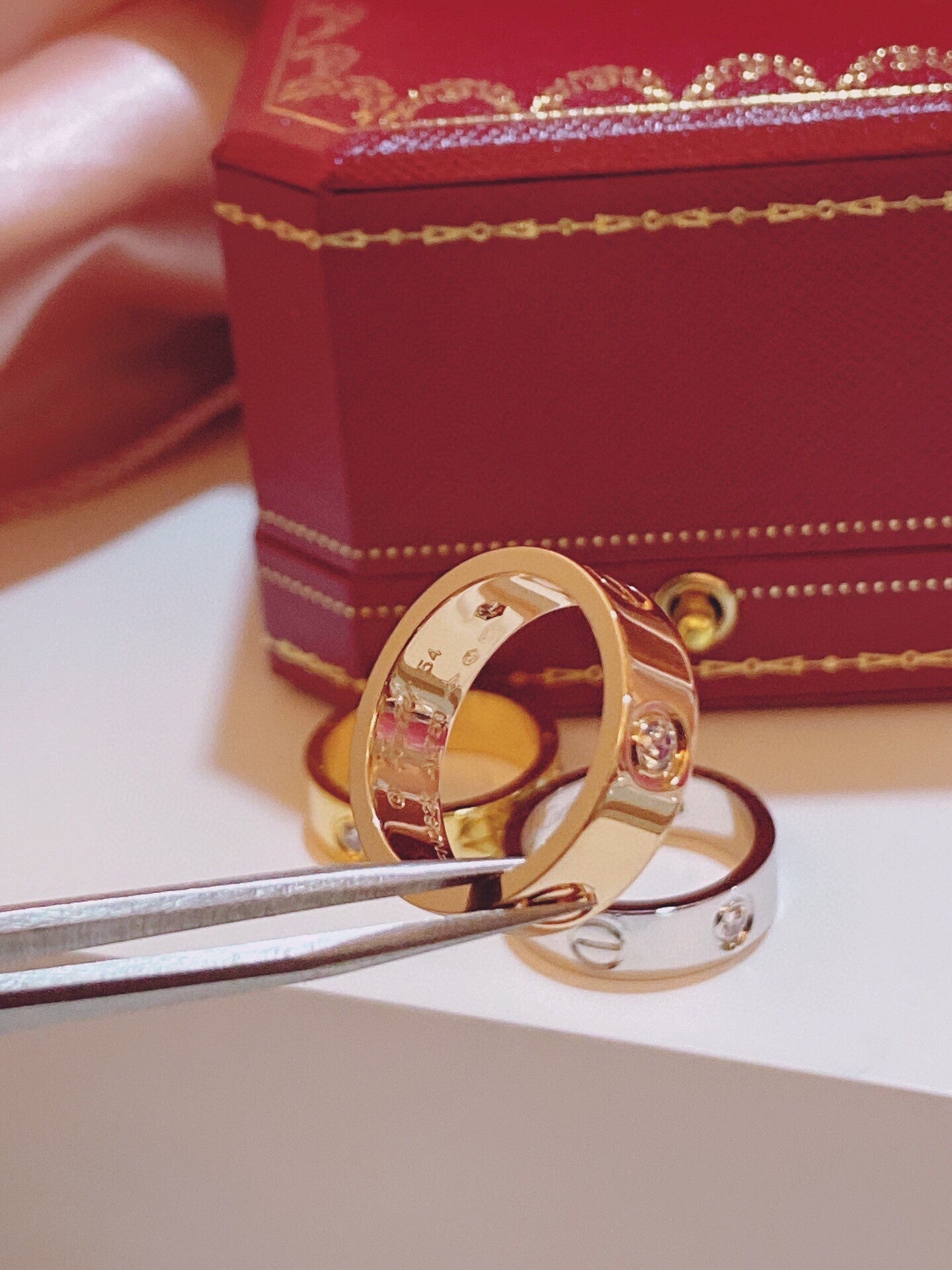 [⭐JeweliWhal]Three-Diamond Ring