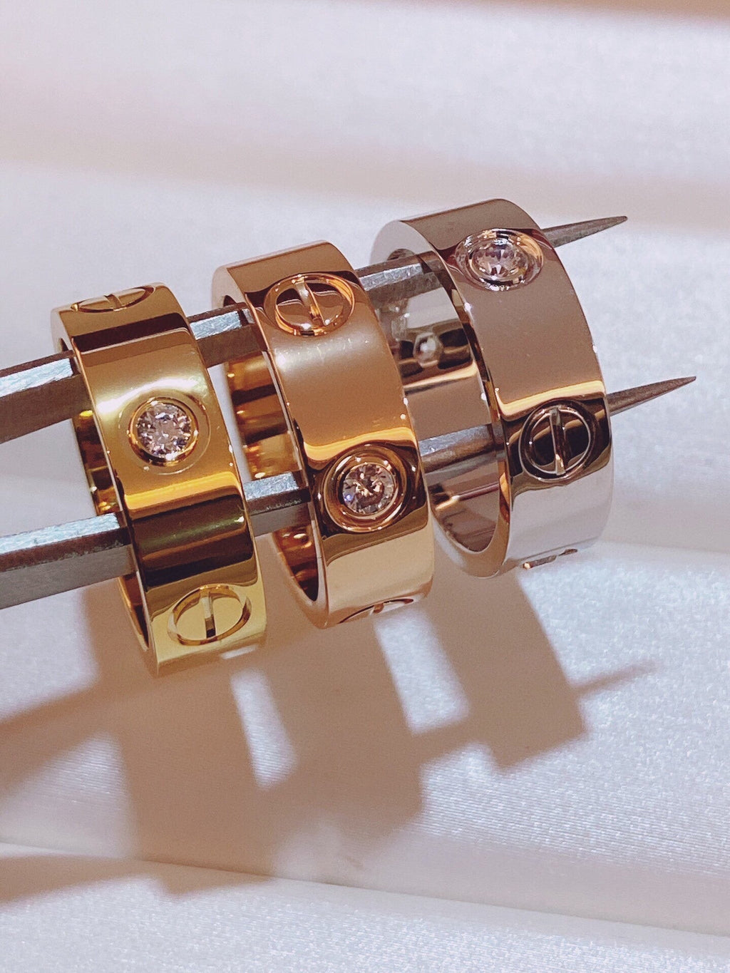 [⭐JeweliWhal]Three-Diamond Ring