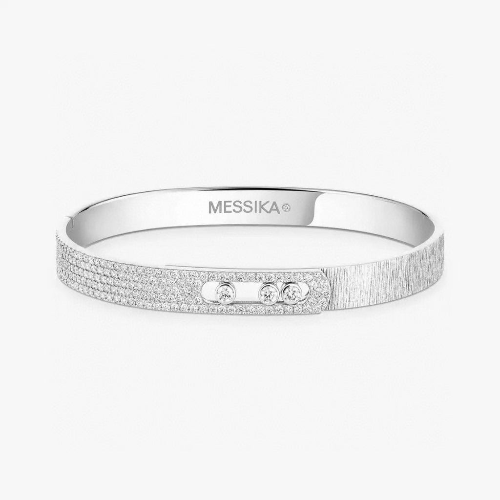 [⭐JeweliWhal]2026 BRAND-NEW FROSTED BRACELET WITH DIAMONDS THREE COLORS