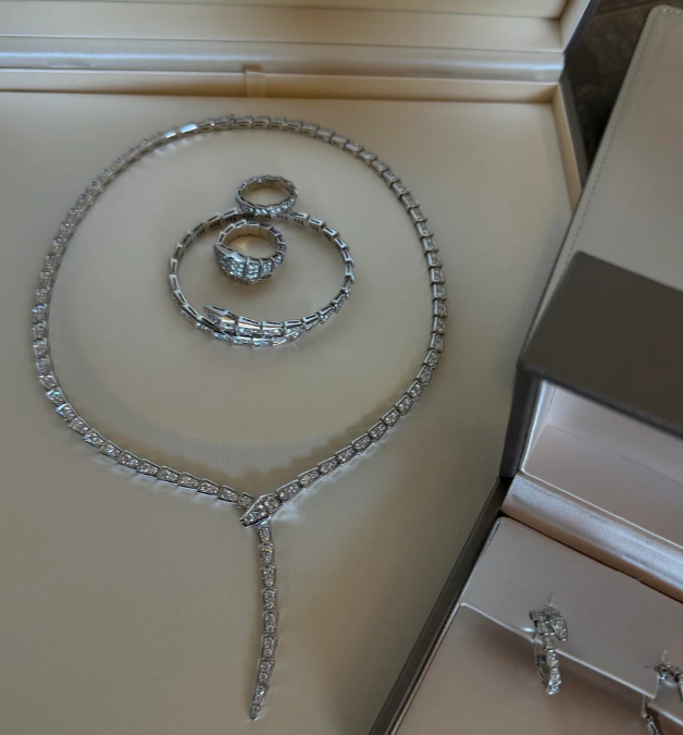 [⭐JeweliWhal]新登場！サーペント ダイヤモンド ネックレス