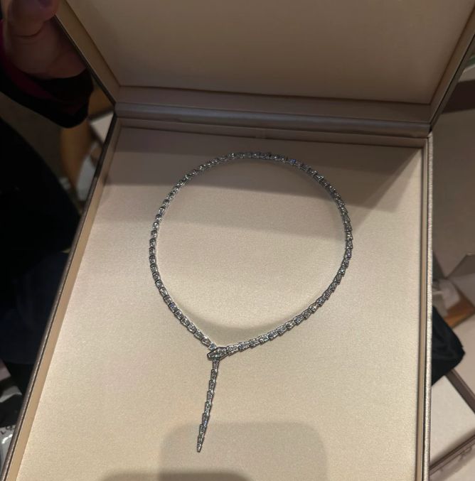 [⭐JeweliWhal]新登場！サーペント ダイヤモンド ネックレス