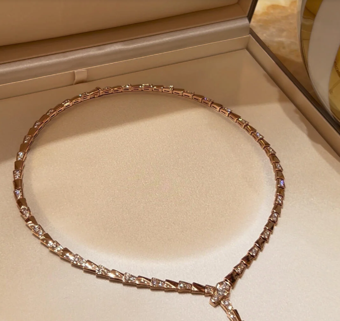 [⭐JeweliWhal]新登場！サーペント ダイヤモンド ネックレス