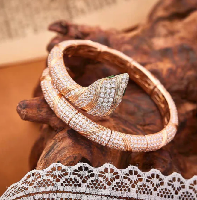 [⭐JeweliWhal]オートクチュール ゴールド セルペンティ ブレスレット