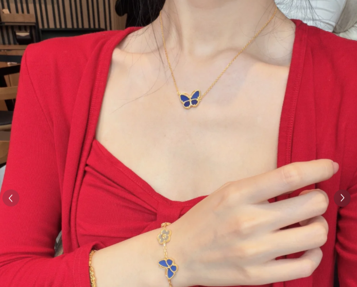 [⭐JeweliWhal]2026 NEW BUTTERFLY BLUE   NECKLACE