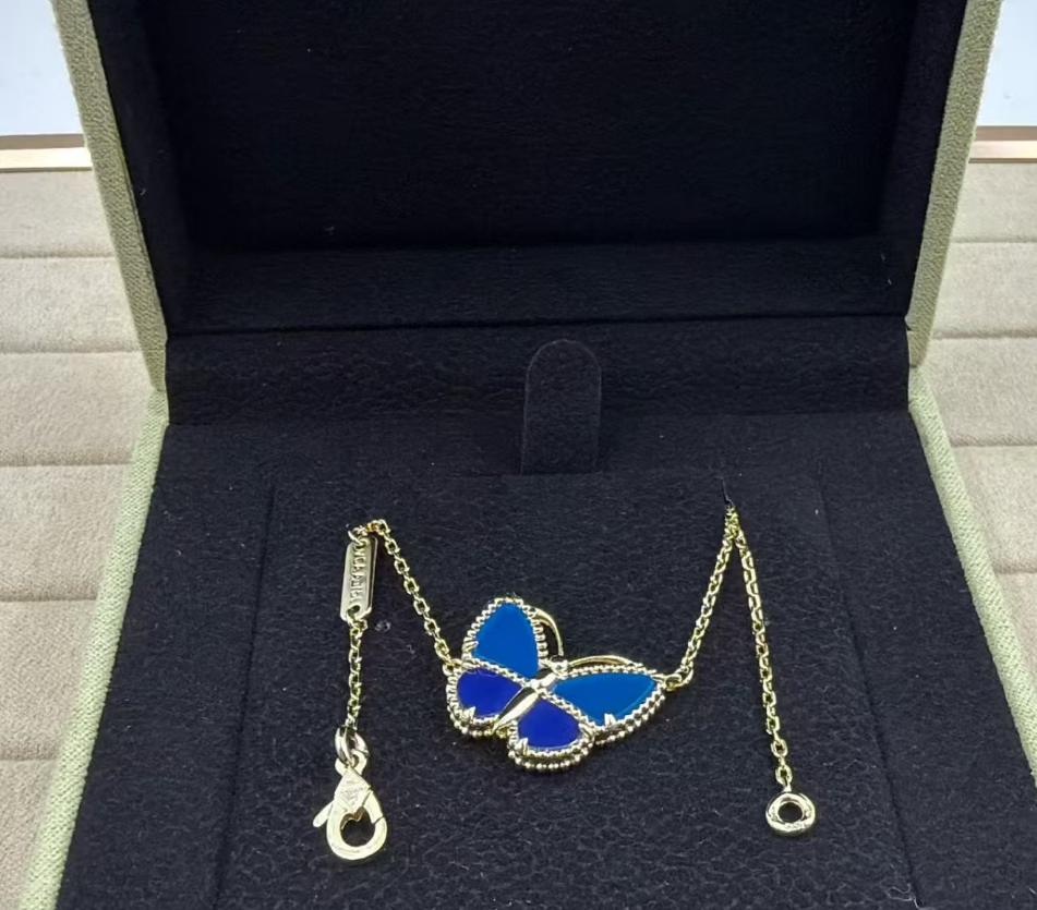 [⭐JeweliWhal]2026 NEW BUTTERFLY BLUE   NECKLACE