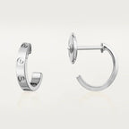 [⭐JeweliWhal]LOVE EARRINGS 2.65MM SILVER