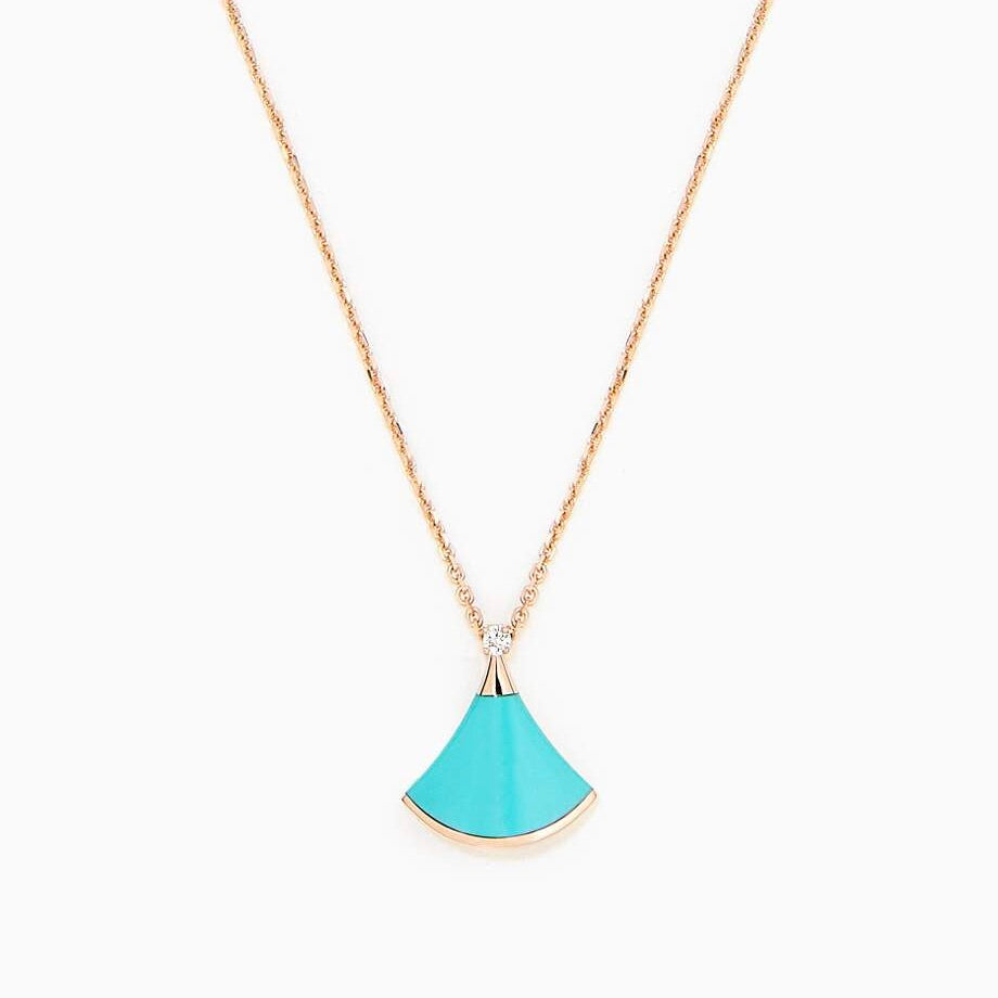 [⭐JeweliWhal]DREAM NECKLACE TURQUOISE PINK GOLD