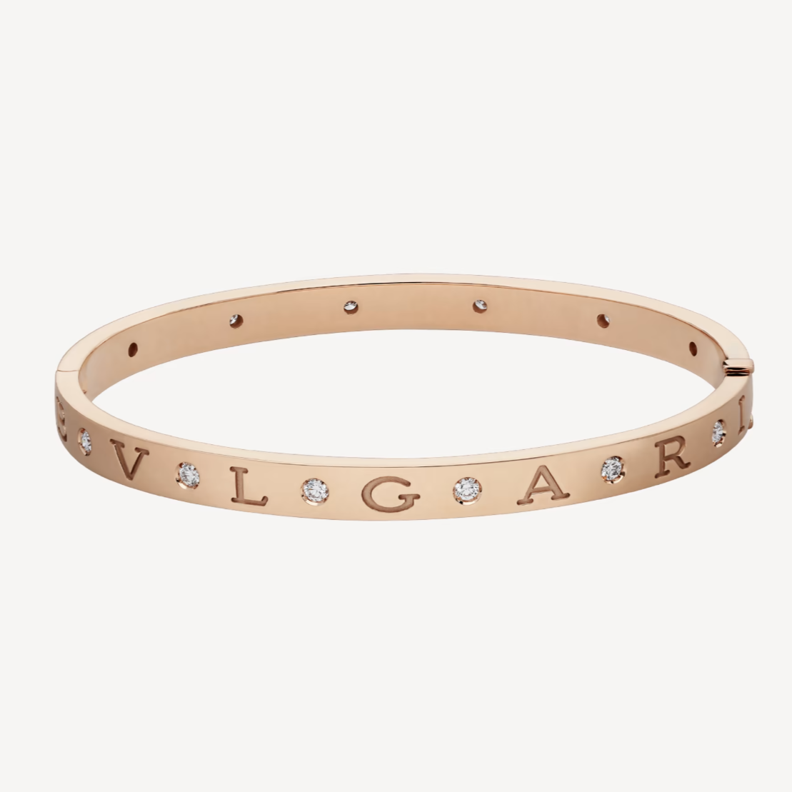 [⭐JeweliWhal]سوار ZERO 1 PINK GOLD بـ 12 ماسة