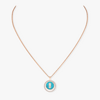 [⭐JeweliWhal]Demo MOVE 1 DIAMOND TURQUOISE PINK GOLD DIAMOND NECKLACE