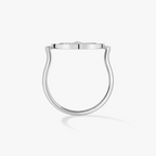 [⭐JeweliWhal]Demo MOVE PAVED SILVER DIAMOND RING