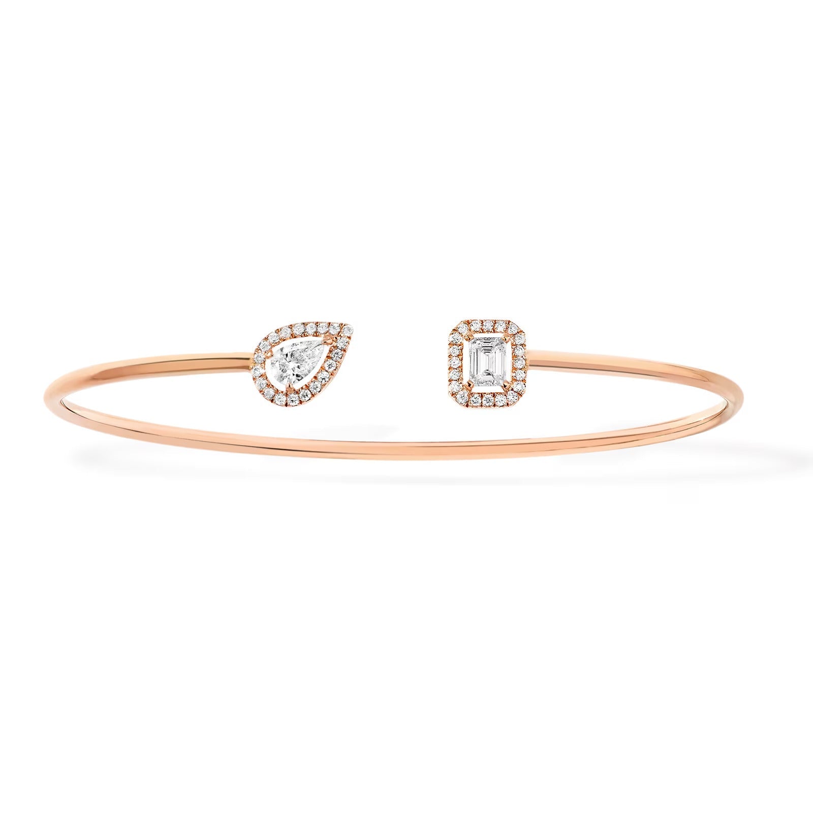 [⭐JeweliWhal]JONC FLEX MY TWIN TOI & MOI SILVER DIAMOND BRACELET