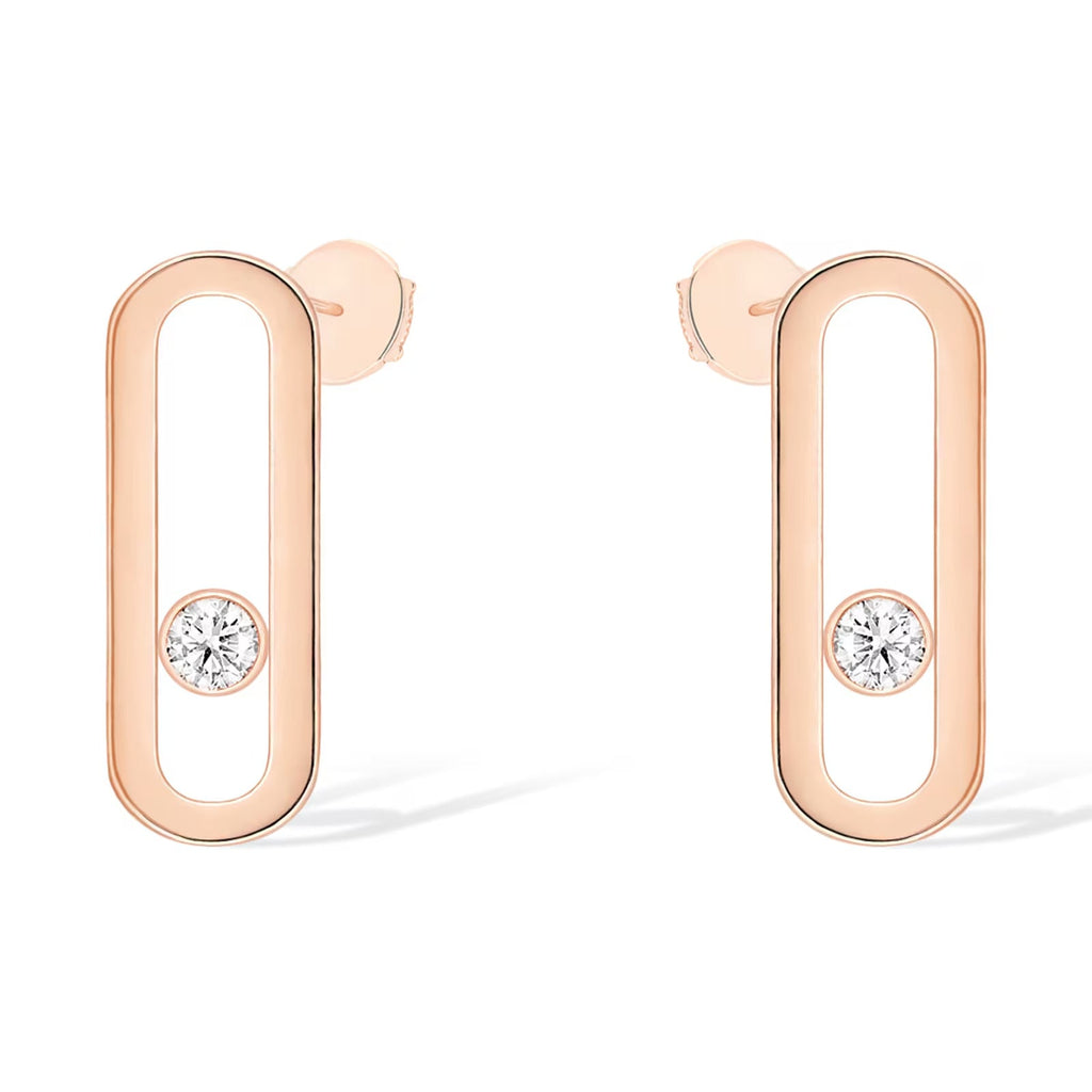 [⭐JeweliWhal]MOVE UNO SMALL 1 DIAMOND EARRINGS