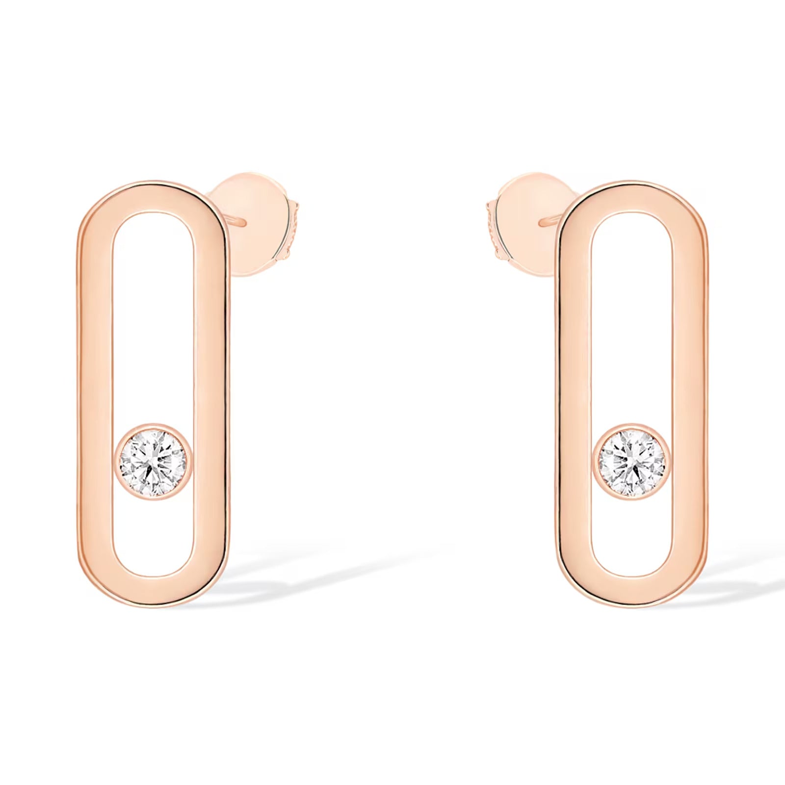 [⭐JeweliWhal]MOVE UNO SMALL 1 DIAMOND EARRINGS