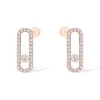 [⭐JeweliWhal]MOVE UNO STUD DIAMOND PAVED EARRINGS