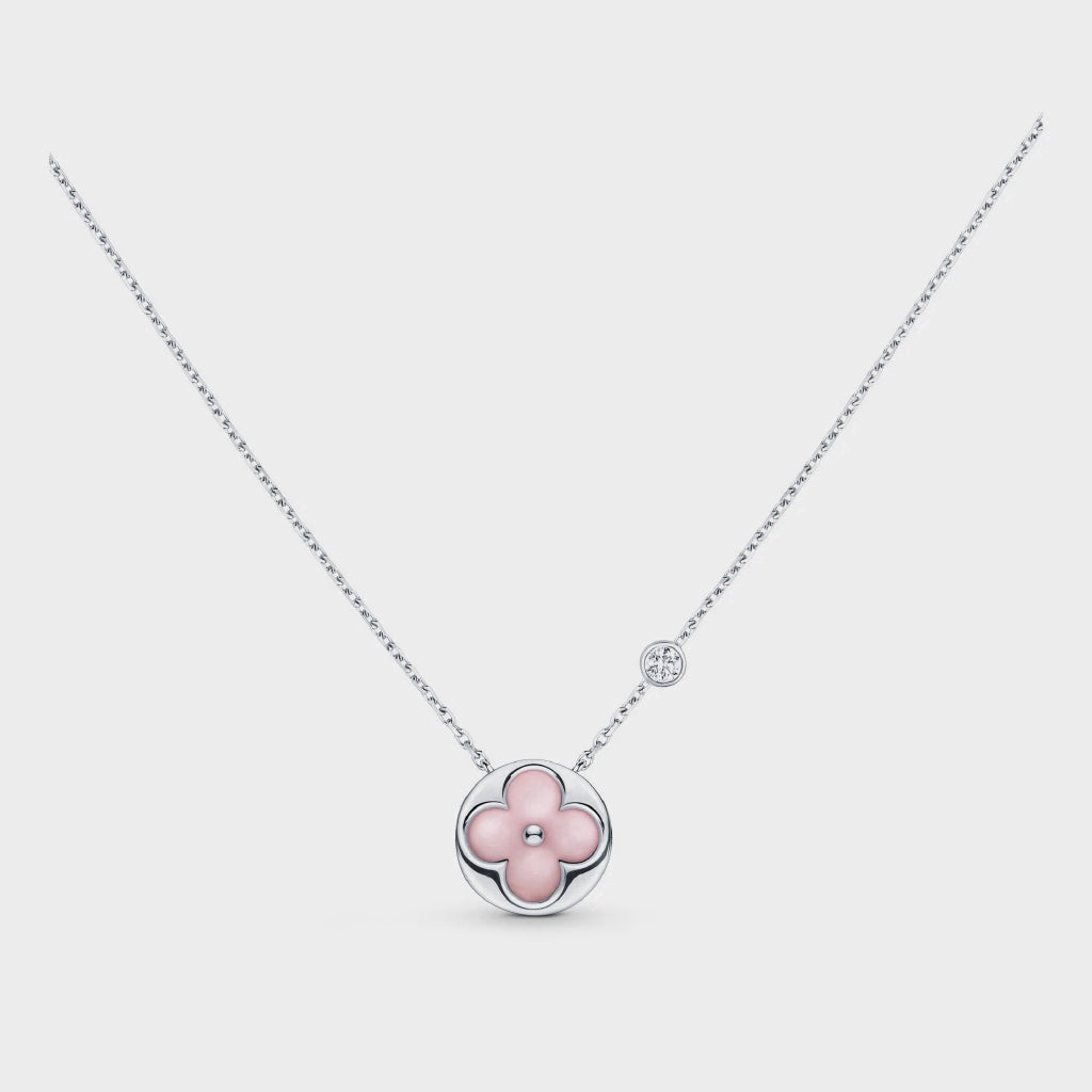 [⭐JeweliWhal]SUN MOTIF PINK MOP SILVER BRACELET