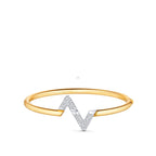 [⭐JeweliWhal]VOLTE UPSITE DOWN GOLD DIAMOND BRACELET