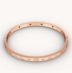 [⭐JeweliWhal]سوار ZERO 1 PINK GOLD بـ 12 ماسة