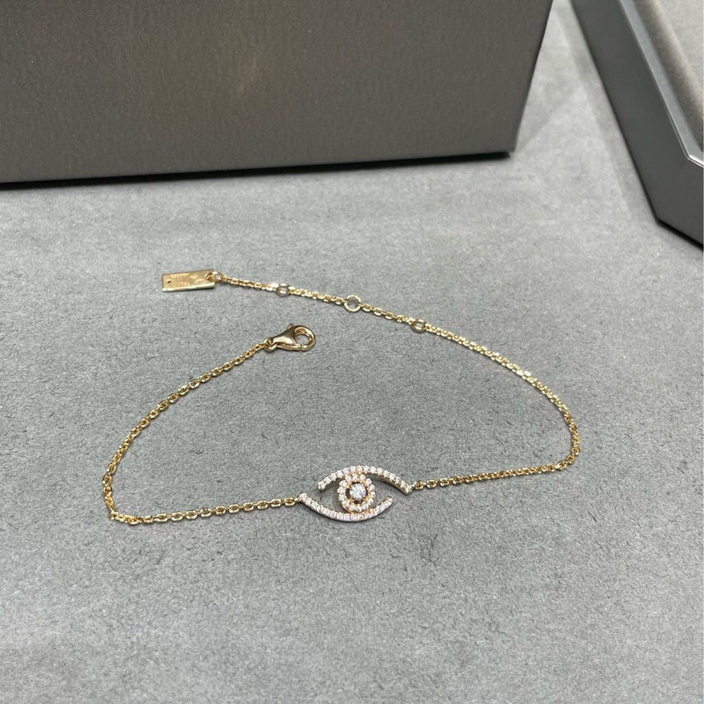 [⭐JeweliWhal]Demo Eye Pave-Set Diamond Bracelet