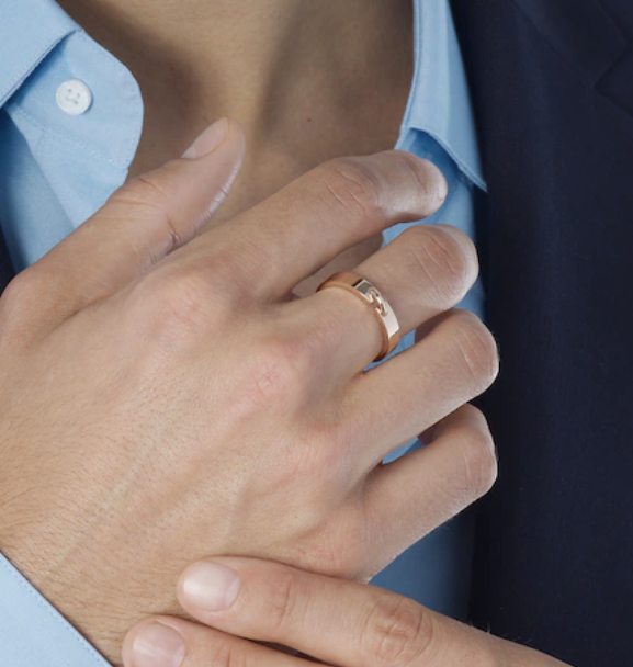 [⭐JeweliWhal]ALLIANCE LIENS VIDENCE 4MM RING