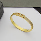 [⭐JeweliWhal]Move Noa Full Pavé Diamond Bangle Bracelet