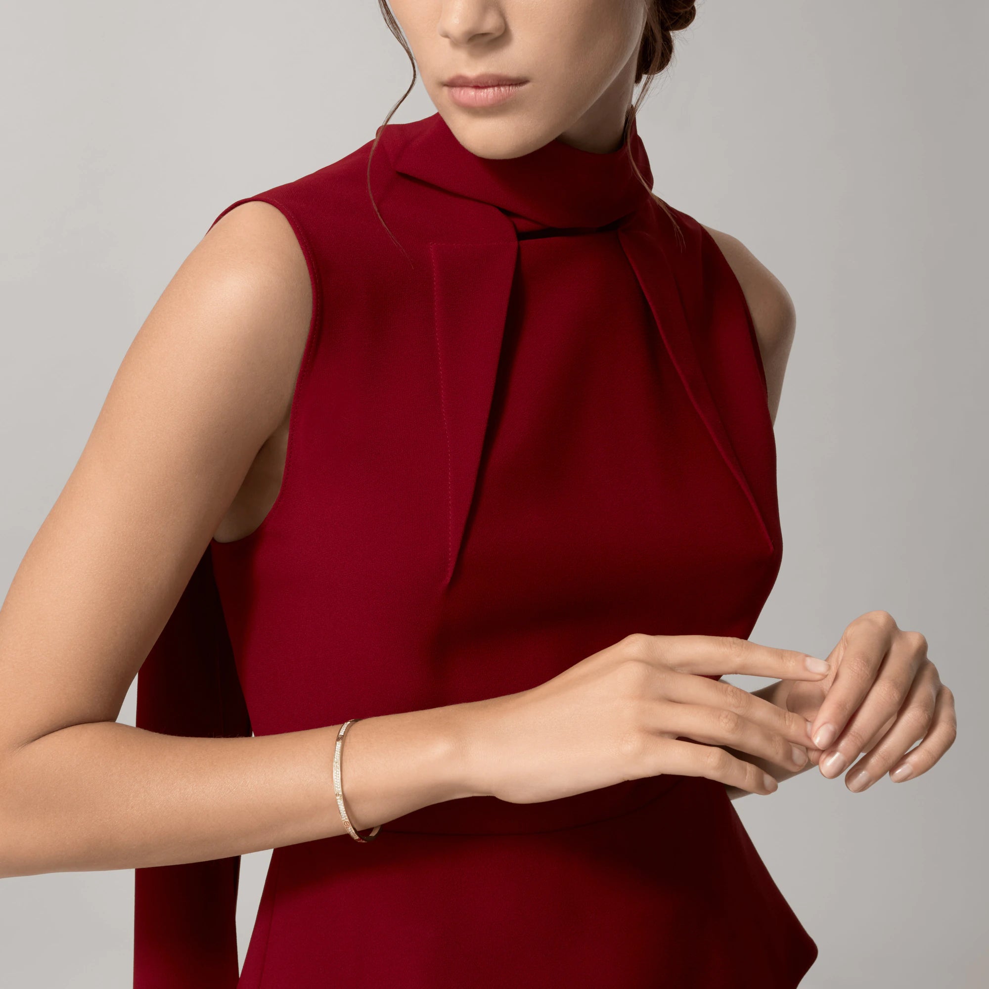 [⭐JeweliWhal]ラブブレスレット 3.65mm ダイヤモンドパヴェ