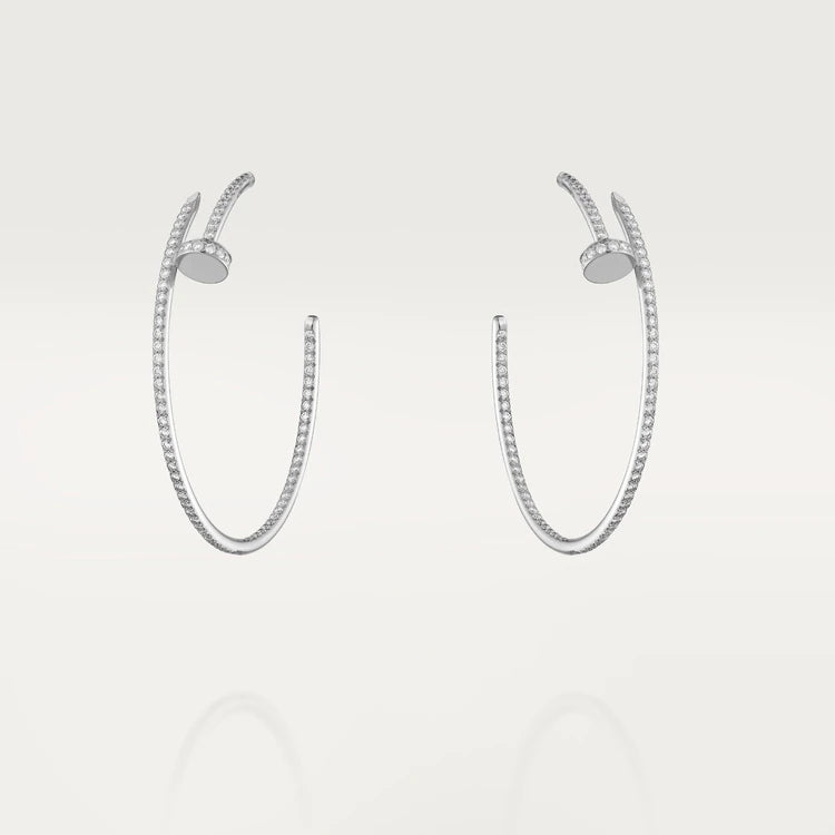 [⭐JeweliWhal]JUSTE EARRINGS FULL DIAMONDS 1.8MM
