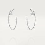 [⭐JeweliWhal]JUSTE EARRINGS FULL DIAMONDS 1.8MM